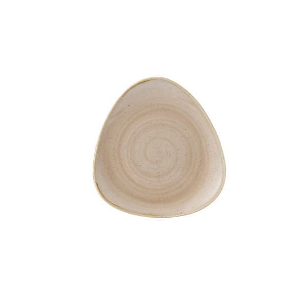 Churchill Stonecast Dreieckiger Teller, Muskatcreme, 192 mm (12 Stück) 1 Churchill Stonecast Dreieckiger Teller, Muskatcreme, 192 mm (12 Stück)