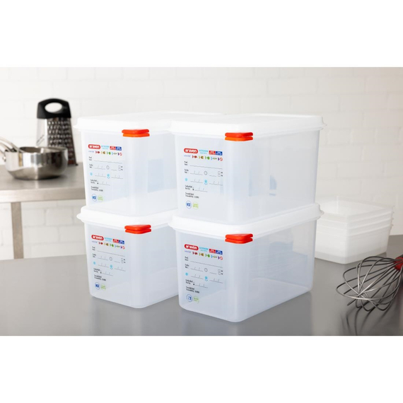 Araven GN1/4 Lebensmittelbehälter 4,3L (4 Stück) 7 Araven GN1/4 Lebensmittelbehälter 4,3L (4 Stück)