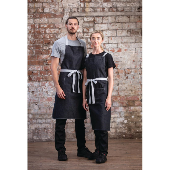 Southside Denimlatzschürze schwarz 3 Southside Denimlatzschürze schwarz