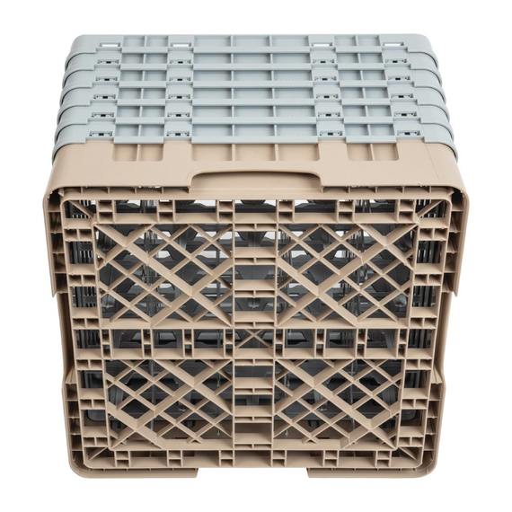 Cambro Gläserspülkorb beige mit 25 Fächern max Glashöhe 29,8cm 4 Cambro Gläserspülkorb beige mit 25 Fächern max Glashöhe 29,8cm