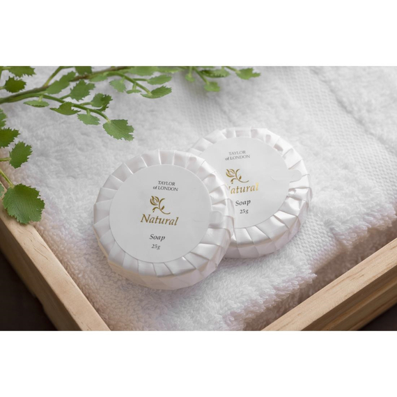 Hotelkomplementär Taylor of London Natural Range Faltseife (100 Stück) 6 Hotelkomplementär Taylor of London Natural Range Faltseife (100 Stück)