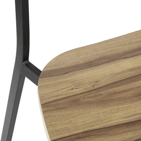 Bolero Beaufort Hochhocker aus Holz für den Innenbereich (2 Stück) 4 Bolero Beaufort Hochhocker aus Holz für den Innenbereich (2 Stück)