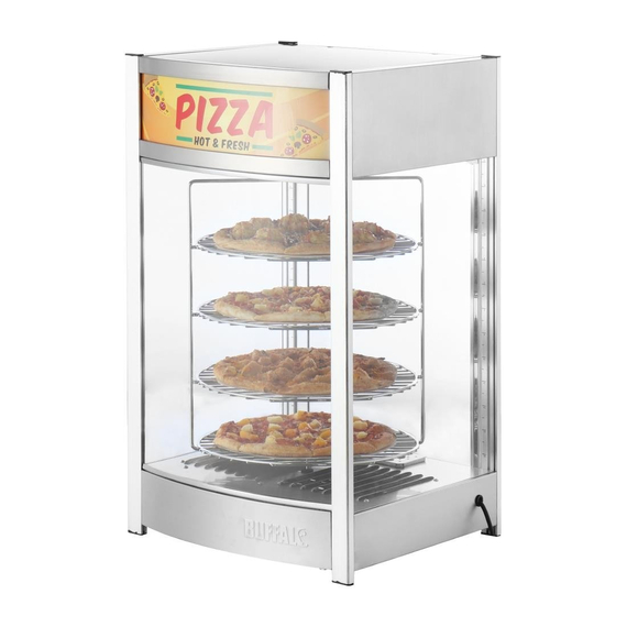 Buffalo 4 Etagen Beheizte Pizza Präsentationsvitrine 3 Buffalo 4 Etagen Beheizte Pizza Präsentationsvitrine