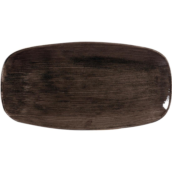 Churchill Stonecast Patina Rechteckige Teller Schwarz 298mm (12 Stück) Churchill Stonecast Patina Rechteckige Teller Schwarz 298mm (12 Stück)
