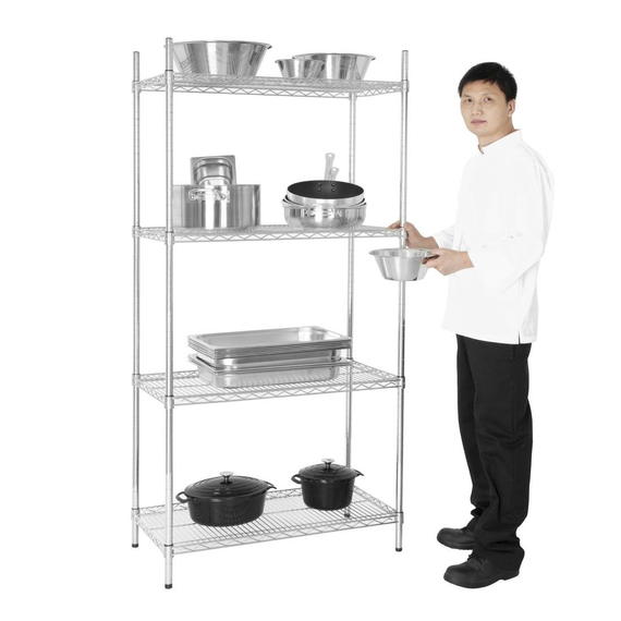Vogue 4 Reihen Drahtregal Kit 915x460mm Vogue 4 Reihen Drahtregal Kit 915x460mm