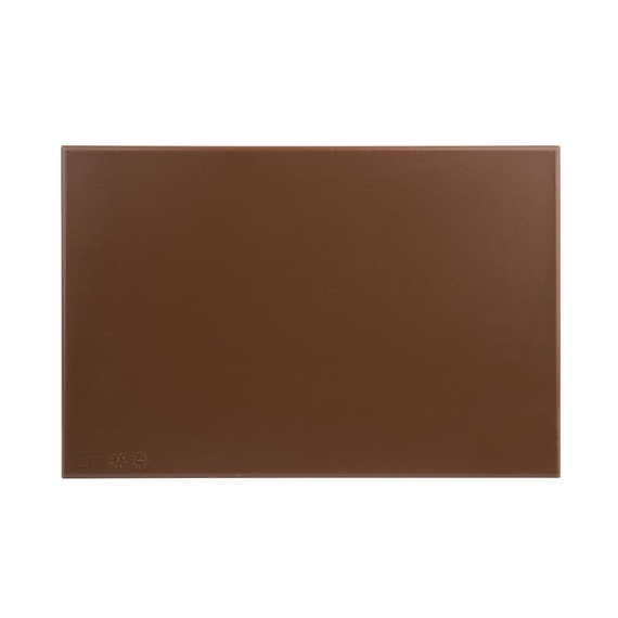 Hygiplas standard Schneidebrett mit hoher Dichte braun 4 Hygiplas standard Schneidebrett mit hoher Dichte braun