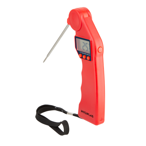 Hygiplas Easytemp Farbcodiertes rotes Thermometer 1 Hygiplas Easytemp Farbcodiertes rotes Thermometer