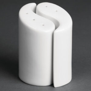 Olympia Whiteware Salz- und Pfefferstreuer Ying und Yang 9,5cm (12 Stück)