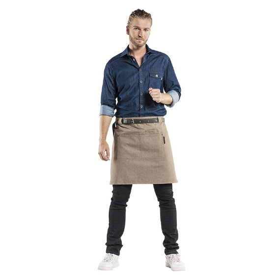 Chaud Devant Forene Denim Halfter Schürze braun 70(B) x 50(L) cm Chaud Devant Forene Denim Halfter Schürze braun 70(B) x 50(L) cm