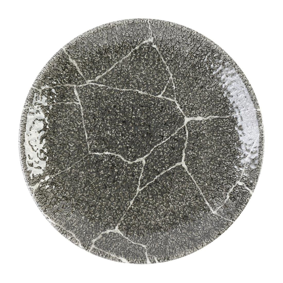 Churchill Studio Prints Kintsugi Quartz Black Coupe-Teller, 165 mm, (12 Stück) Churchill Studio Prints Kintsugi Quartz Black Coupe-Teller, 165 mm, (12 Stück)