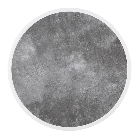 Bolero Fiberglas-Tischplatte, rund, dunkler Steineffekt, 580 mm 1 Bolero Fiberglas-Tischplatte, rund, dunkler Steineffekt, 580 mm