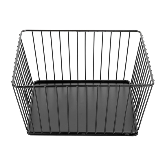 Olympia Draht-Präsentationstablett für Speisen, quadratisch, schwarz, 230 x 230 x 100 mm 3 Olympia Draht-Präsentationstablett für Speisen, quadratisch, schwarz, 230 x 230 x 100 mm