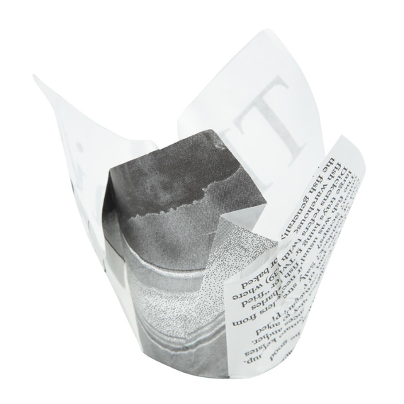 Pommestüten in Kronenform Zeitungsdesign (1100 Stück) 3 Pommestüten in Kronenform Zeitungsdesign (1100 Stück)