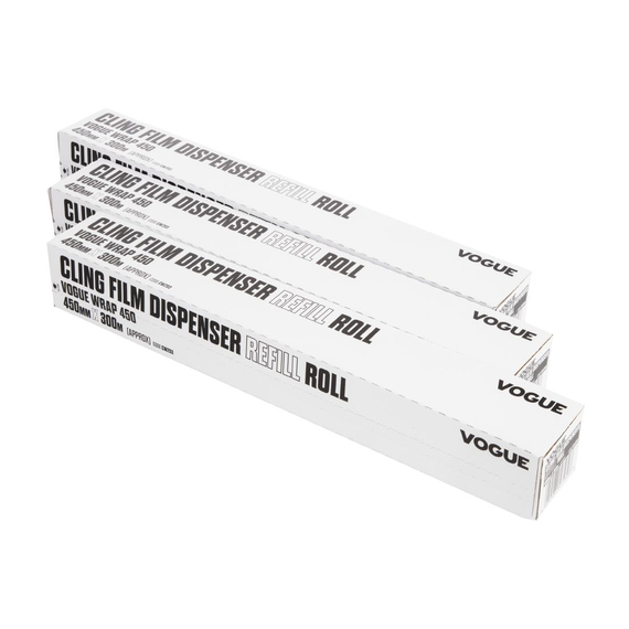 Vorperforierte Frischhaltefolie 45cm x 500m (3 Stück) 5 Vorperforierte Frischhaltefolie 45cm x 500m (3 Stück)