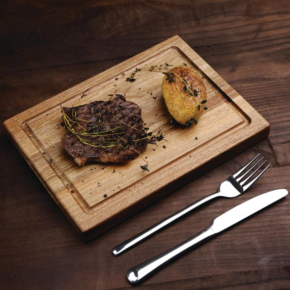 Olympia Steakbrett Akazienholz 26 x 19cm 4 Olympia Steakbrett Akazienholz 26 x 19cm