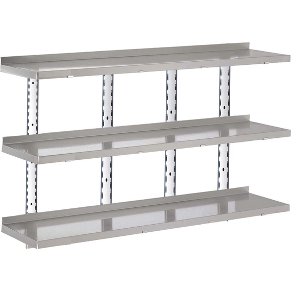 Gastro M Edelstahlboden ohne Halterungen 180cm breit Gastro M Edelstahlboden ohne Halterungen 180cm breit