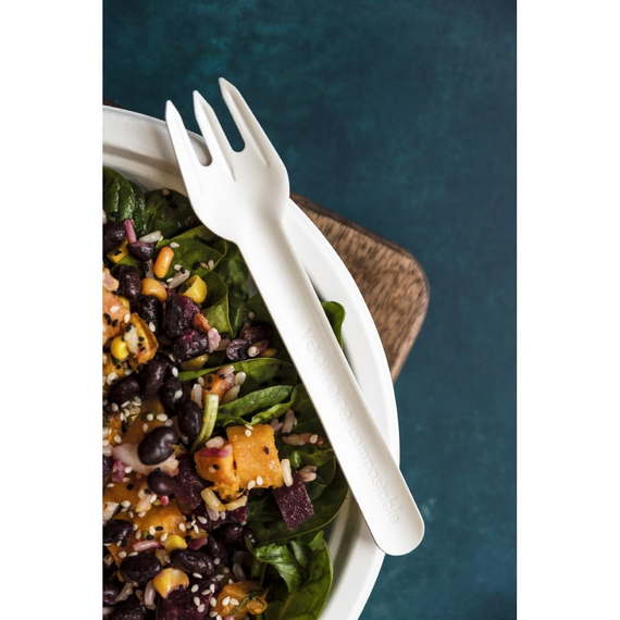 Vegware Kompostierbare Papiergabel (1000 Stück) 5 Vegware Kompostierbare Papiergabel (1000 Stück)