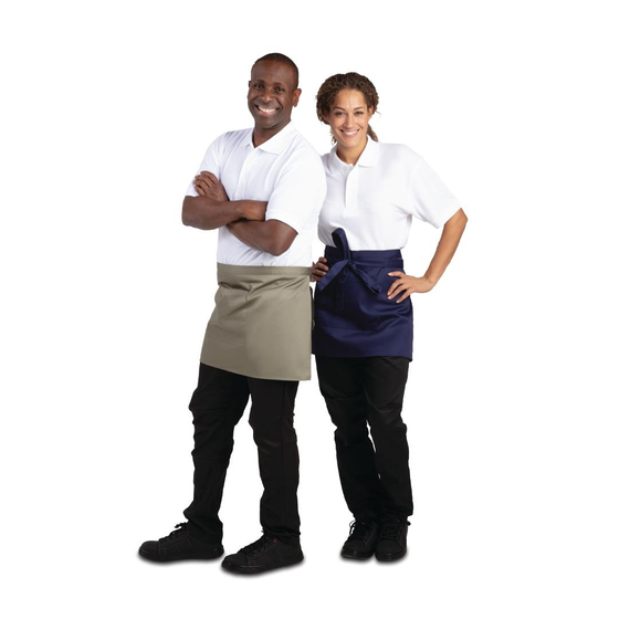 Whites kurze Bistroschürze olivgrün 4 Whites kurze Bistroschürze olivgrün