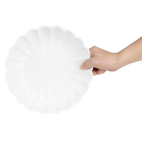Olympia Bloom Muschelförmige Schalen Weiß 230mm (6 Stück) 7 Olympia Bloom Muschelförmige Schalen Weiß 230mm (6 Stück)