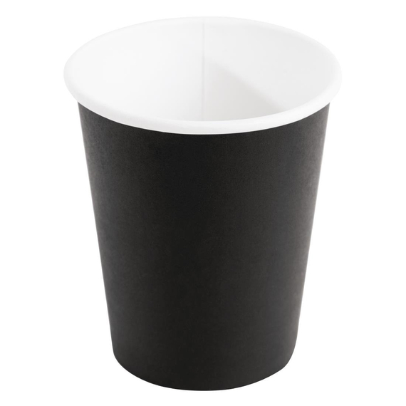 Fiesta Recyclable Coffee To Go Becher 230ml schwarz x1000 (1000 Stück) 1 Fiesta Recyclable Coffee To Go Becher 230ml schwarz x1000 (1000 Stück)