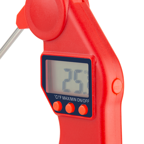Hygiplas Easytemp Farbcodiertes rotes Thermometer 2 Hygiplas Easytemp Farbcodiertes rotes Thermometer