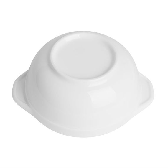 Olympia Whiteware Schalen mit Griffen 250ml (6 Stück) 3 Olympia Whiteware Schalen mit Griffen 250ml (6 Stück)
