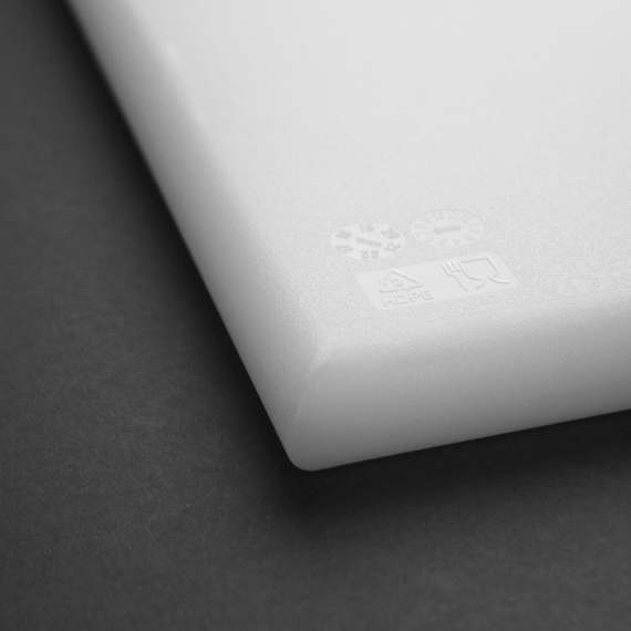 Hygiplas Dicke Hochdichte Weiße Schneidbrett Groß 600x450x25mm 4 Hygiplas Dicke Hochdichte Weiße Schneidbrett Groß 600x450x25mm