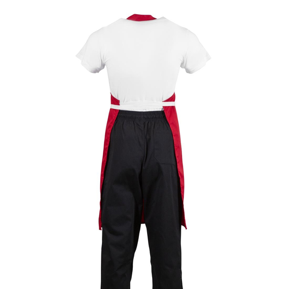 Whites Latzschürze rot 6 Whites Latzschürze rot