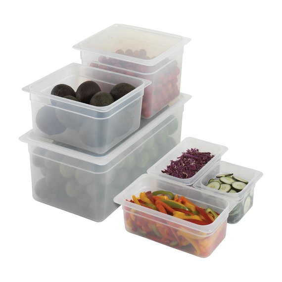 Cambro Polypropylen GN 1/3 Behälter 100mm 3 Cambro Polypropylen GN 1/3 Behälter 100mm