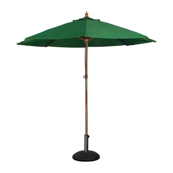Bolero runder Sonnenschirm grün 3m Bolero runder Sonnenschirm grün 3m