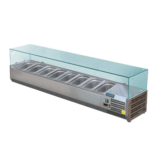 Polar Serie G Aufsatzkühlvitrine für 8x GN1/3 7 Polar Serie G Aufsatzkühlvitrine für 8x GN1/3