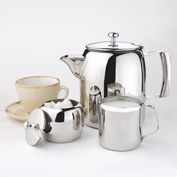 Olympia Concorde Milchkännchen aus Edelstahl 285ml 2 Olympia Concorde Milchkännchen aus Edelstahl 285ml