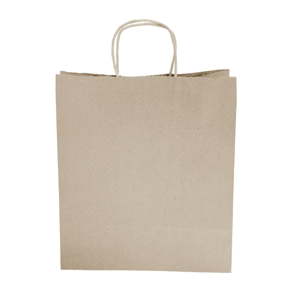 Fiesta Recyclierbare Papiertüte mit Drehgriff Braun - Groß (250 Stück) 3 Fiesta Recyclierbare Papiertüte mit Drehgriff Braun - Groß (250 Stück)