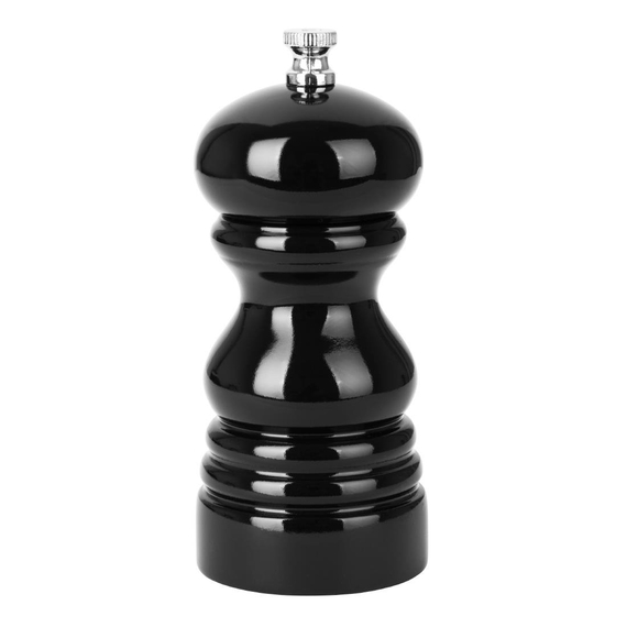 Olympia Salz- oder Pfeffermühle Schwarzes Hevea Holz 125mm Olympia Salz- oder Pfeffermühle Schwarzes Hevea Holz 125mm
