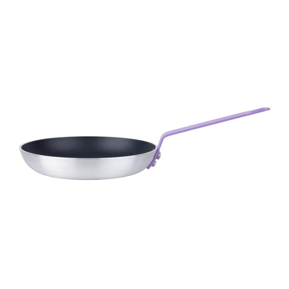 Hygiplas Teflon Platinum Plus antihaftbeschichtete Bratpfanne 240mm grün lila 1 Hygiplas Teflon Platinum Plus antihaftbeschichtete Bratpfanne 240mm grün lila