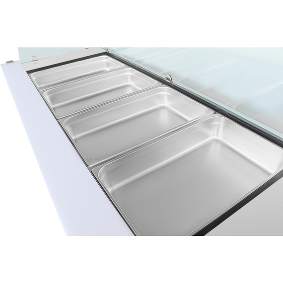 Polar U-Serie Premium Viertürige Saladette Thekenkühlschrank mit Schutz 8 Polar U-Serie Premium Viertürige Saladette Thekenkühlschrank mit Schutz