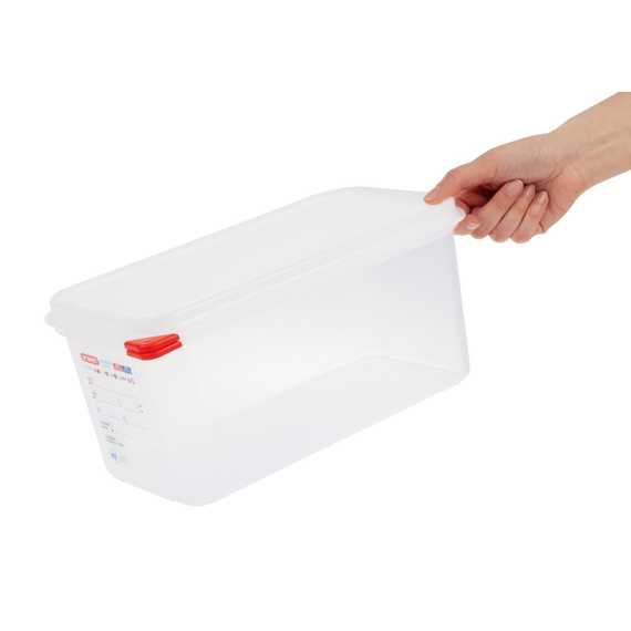 Araven Polypropylen 1/3 Gastronorm-Nahrungsbehälter 6Ltr (4 Stück) 5 Araven Polypropylen 1/3 Gastronorm-Nahrungsbehälter 6Ltr (4 Stück)