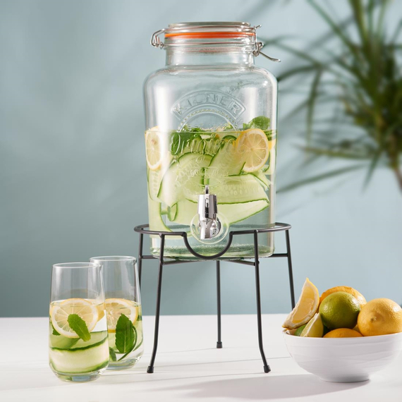 Kilner Clip Top Getränkespender 5Ltr 1 Kilner Clip Top Getränkespender 5Ltr