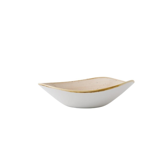 Churchill Stonecast Dreieckige Schüssel, Muskatcreme, 235 mm (12 Stück) Churchill Stonecast Dreieckige Schüssel, Muskatcreme, 235 mm (12 Stück)