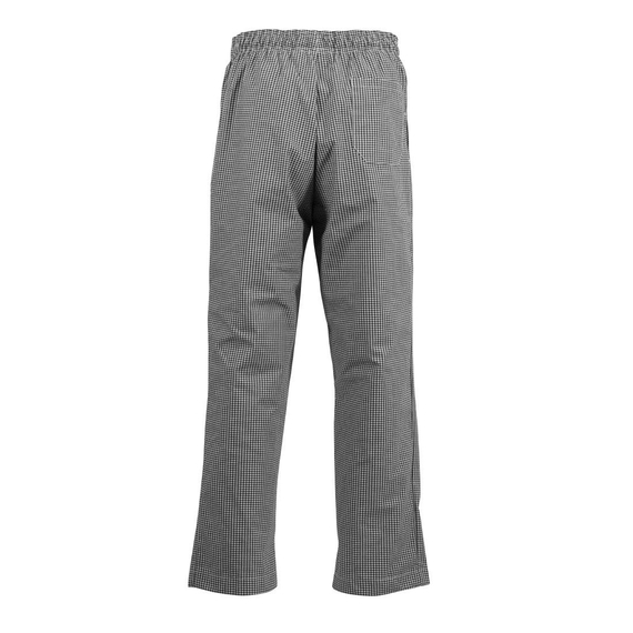 Chef Works Unisex Kochhose Easyfit schwarz weiß kleinkariert XS 3 Chef Works Unisex Kochhose Easyfit schwarz weiß kleinkariert XS