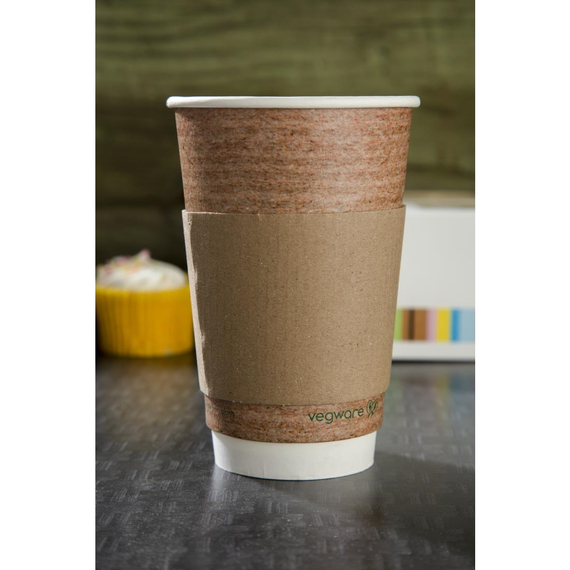 Gewellte Bechermanschetten für 35cl und 45,5cl Becher (1000 Stück) 5 Gewellte Bechermanschetten für 35cl und 45,5cl Becher (1000 Stück)
