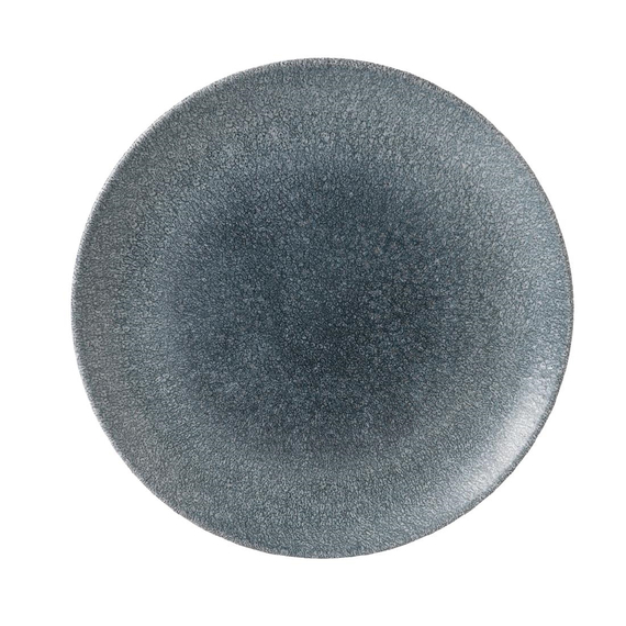 Churchill Studio Prints Raku-Coupé-Teller, rund, Topasblau, 260 mm, (12 Stück) 1 Churchill Studio Prints Raku-Coupé-Teller, rund, Topasblau, 260 mm, (12 Stück)