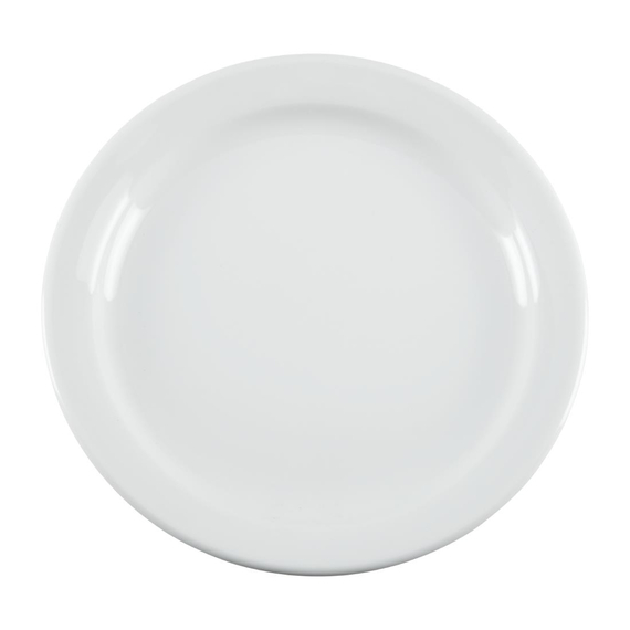 Olympia Whiteware Teller mit schmalem Rand 18cm (12 Stück) 4 Olympia Whiteware Teller mit schmalem Rand 18cm (12 Stück)