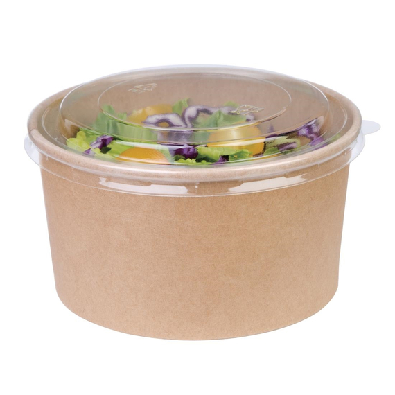Fiesta Compostable kompostierbare Salatschalen 1L (300 Stück) 3 Fiesta Compostable kompostierbare Salatschalen 1L (300 Stück)