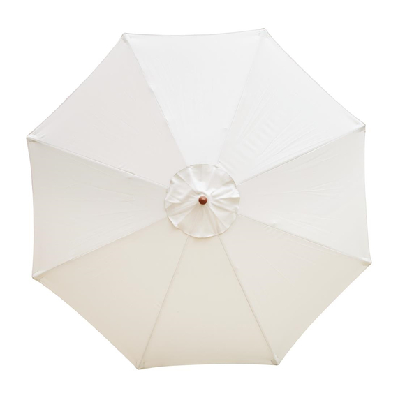 Bolero runder Sonnenschirm creme 3m 4 Bolero runder Sonnenschirm creme 3m