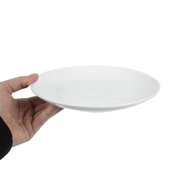 Olympia Whiteware runde Coupeteller 23cm (12 Stück) 5 Olympia Whiteware runde Coupeteller 23cm (12 Stück)
