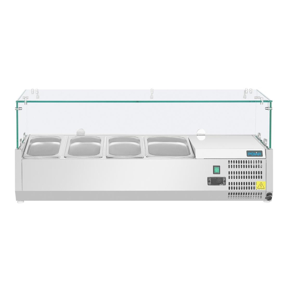 Polar Serie G Aufsatzkühlvitrine für 3x GN1/3 + 1x GN1/2 1 Polar Serie G Aufsatzkühlvitrine für 3x GN1/3 + 1x GN1/2