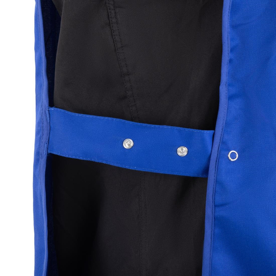Weißes Tabard mit Tasche Königsblau 5 Weißes Tabard mit Tasche Königsblau