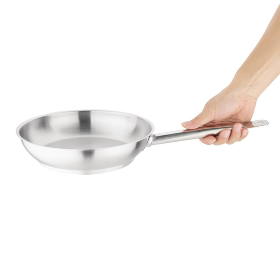 Vogue Edelstahl Bratpfanne 24cm 2 Vogue Edelstahl Bratpfanne 24cm
