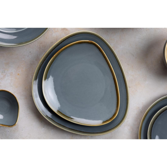 Olympia Kiln dreieckige Teller Ozean 16,5cm (6 Stück) 1 Olympia Kiln dreieckige Teller Ozean 16,5cm (6 Stück)